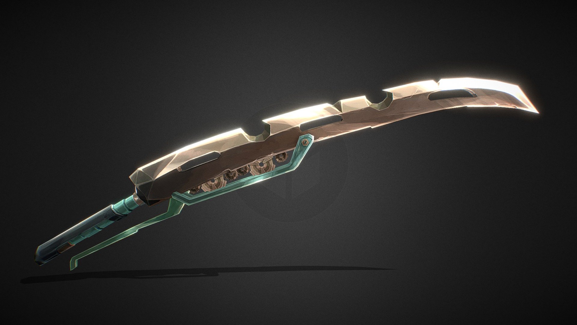 Arcane Style Sword 3d model