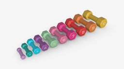 Hexagonal dumbbells