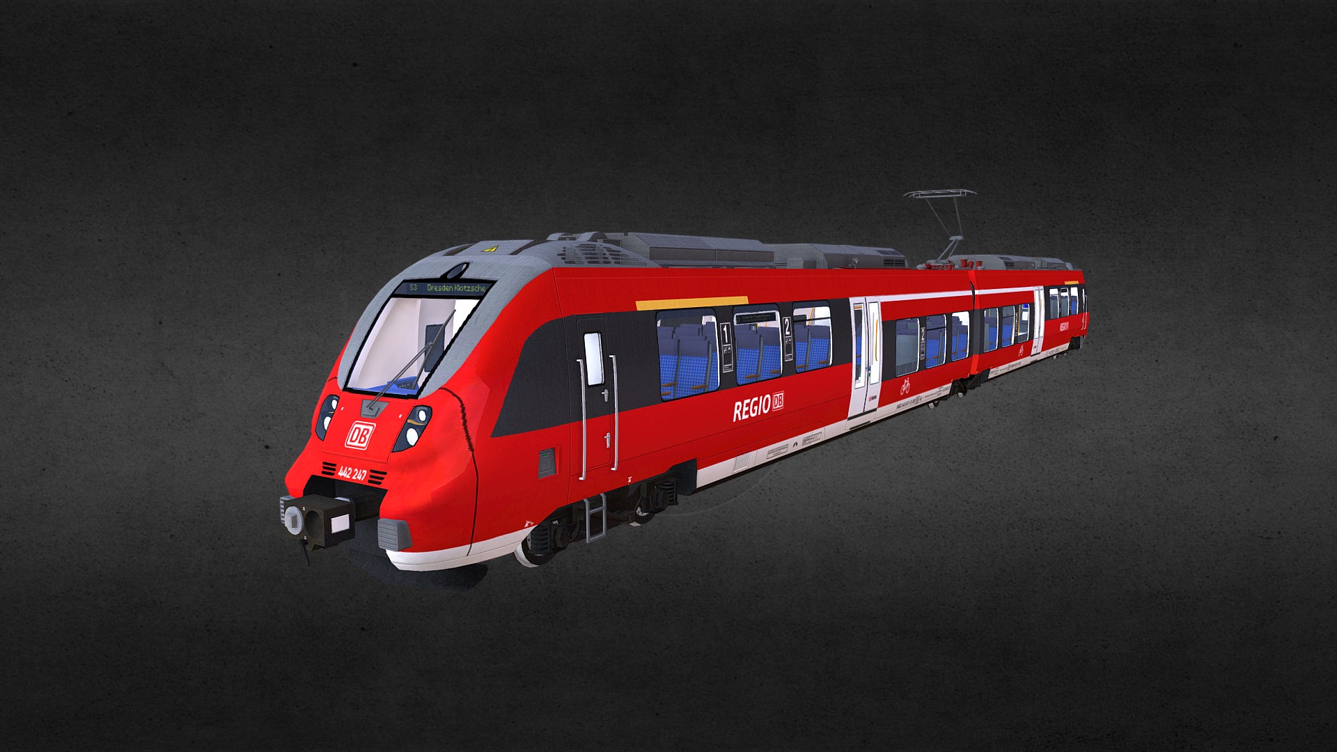 Bombardier Talent 2 / Baureihe 242 3d model