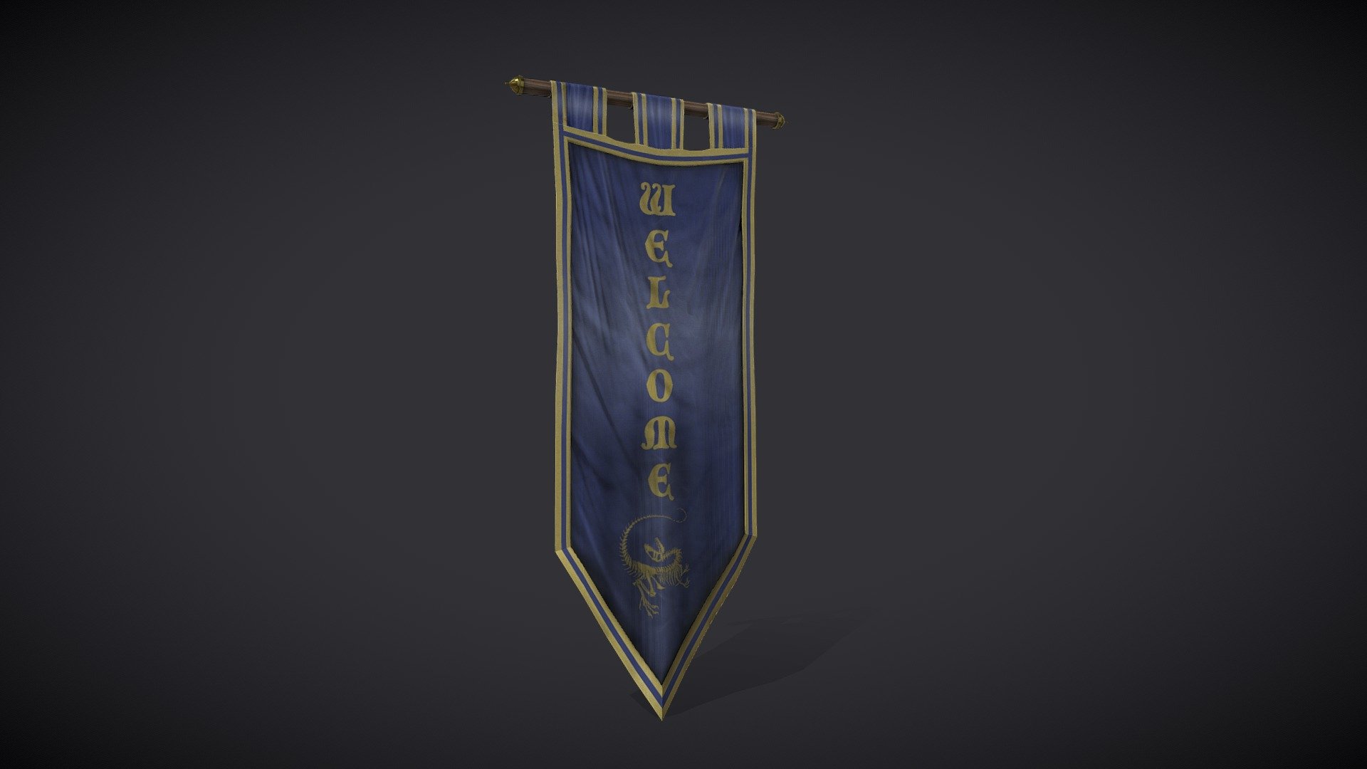 Museum Of Natural History | Welcome Banner 3d model