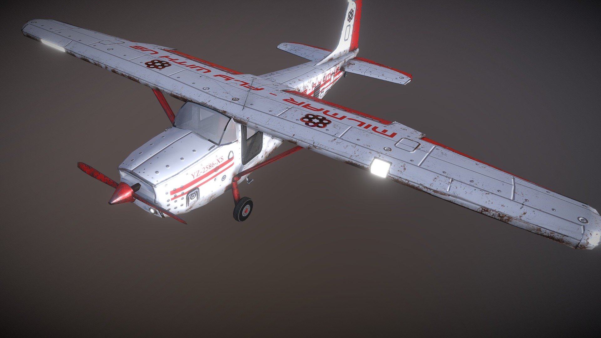 Cessna Yz 3d model