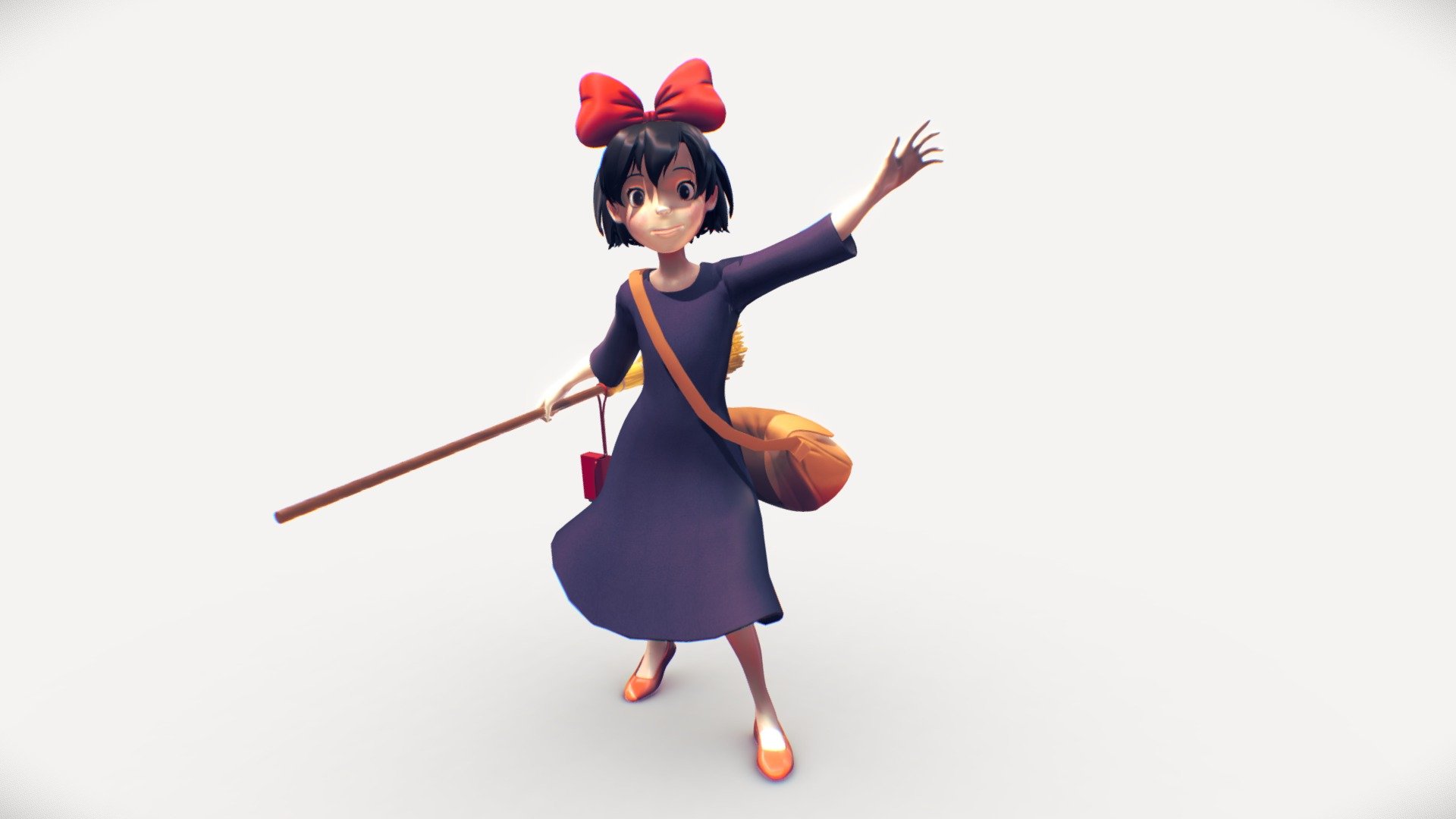 Kikis Delivery Service Kiki Model/Animation Rig 3d model