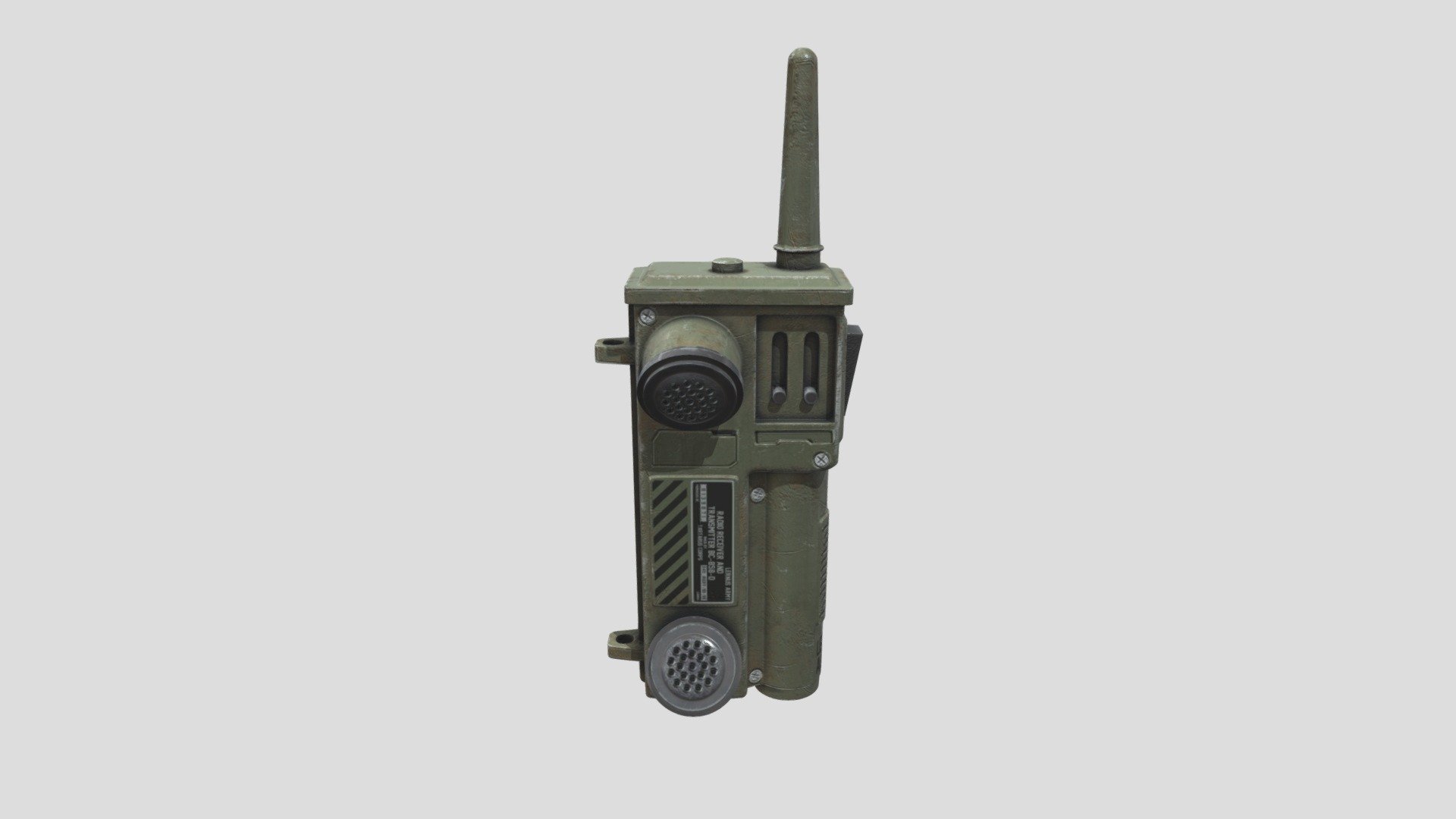 Retro Walkie DieselPunk 3d model