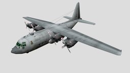 C130 Herculese Low Poly