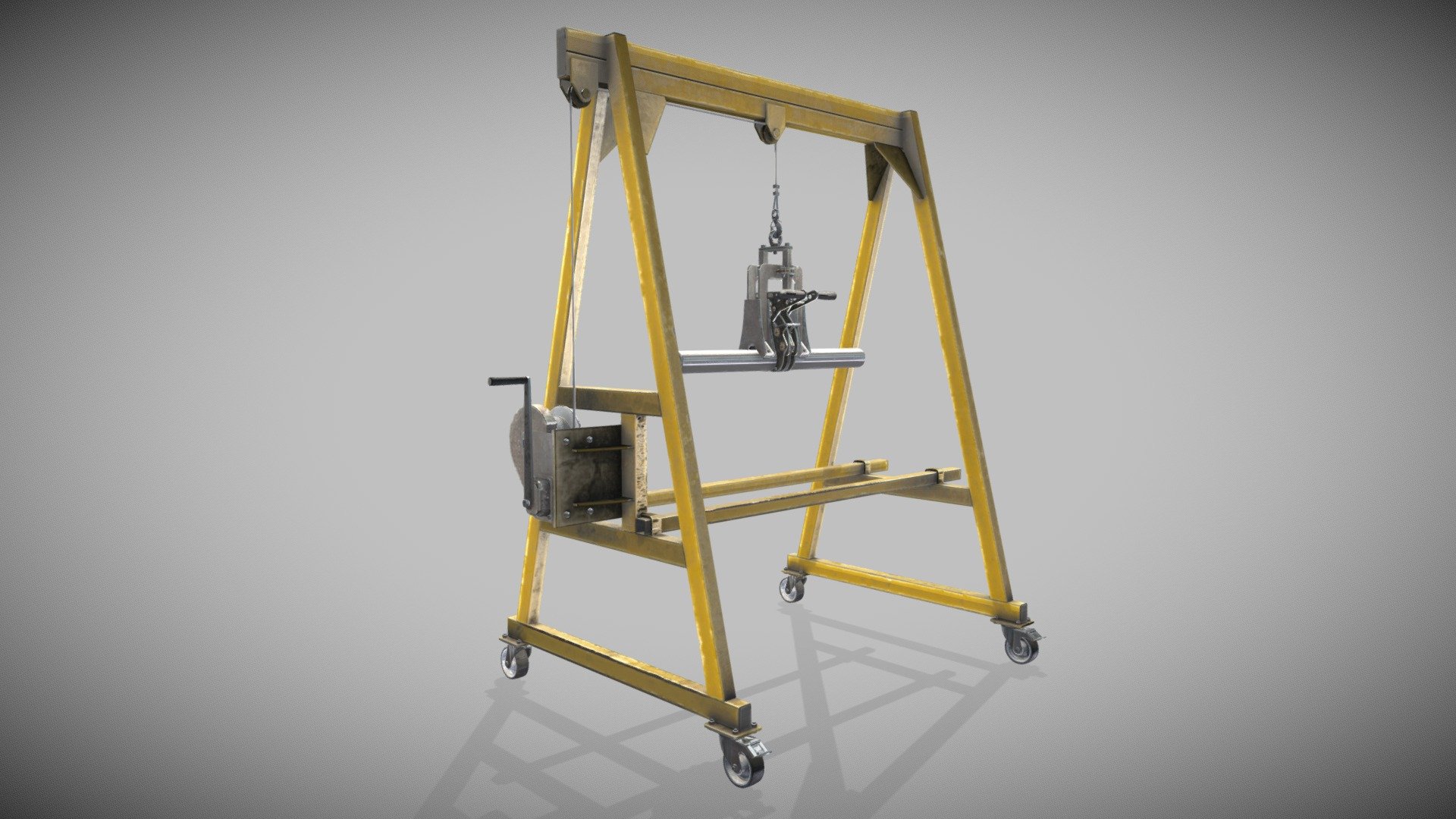 Gantry Crane 3d model