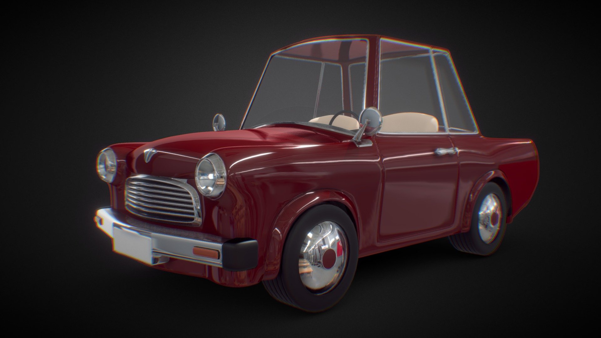 Car Toy/ Cartoon Style 3d model