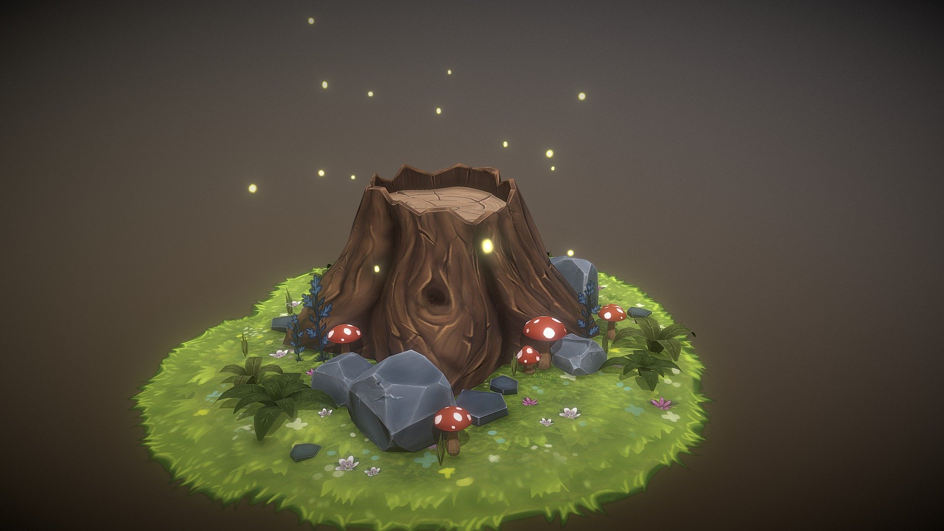 A Little Place 3d model