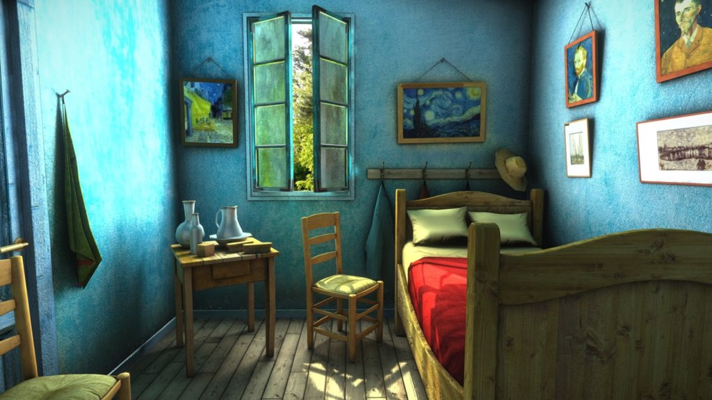 Van gogh Room 3d model