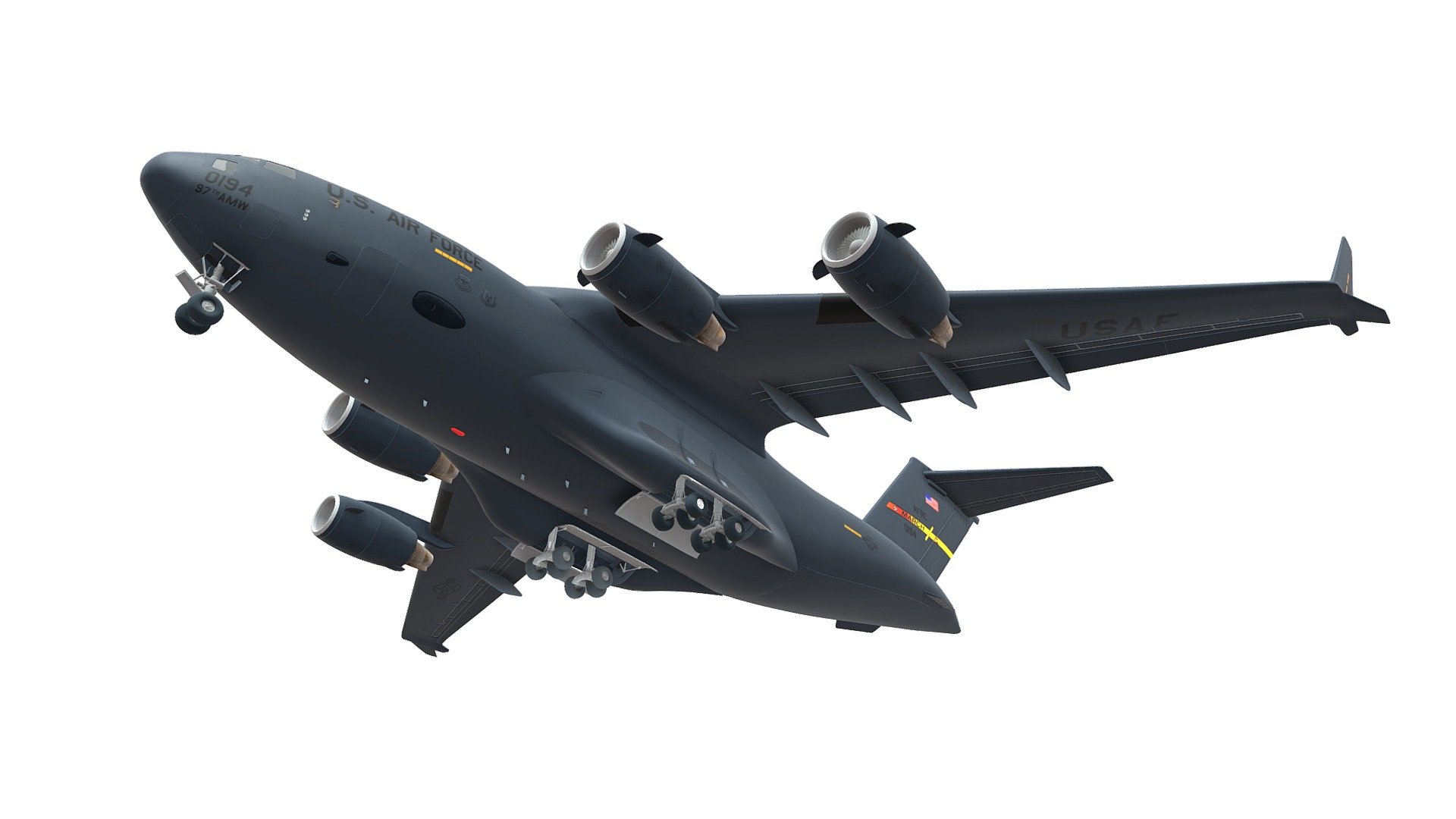 C-17 Globemaster 3D Model 3d model