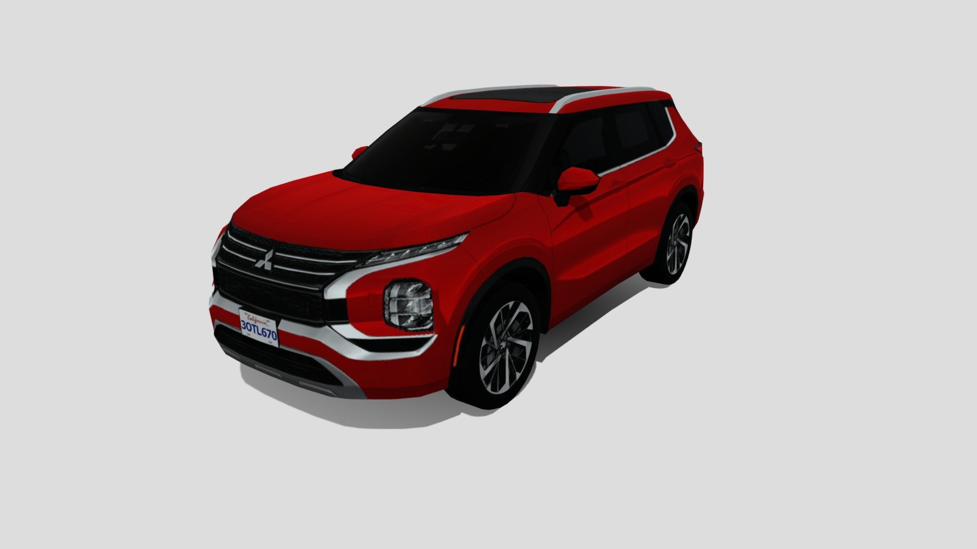 2023 Mitsubishi Outlander 3d model