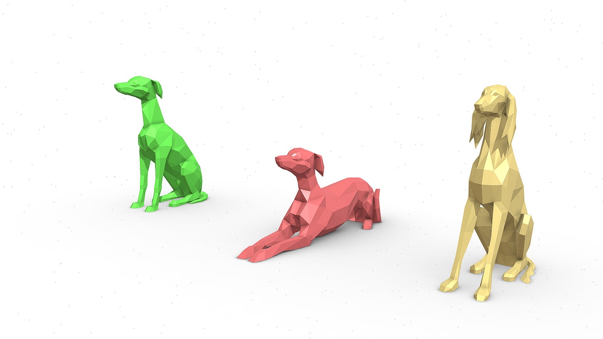 dog 3d model