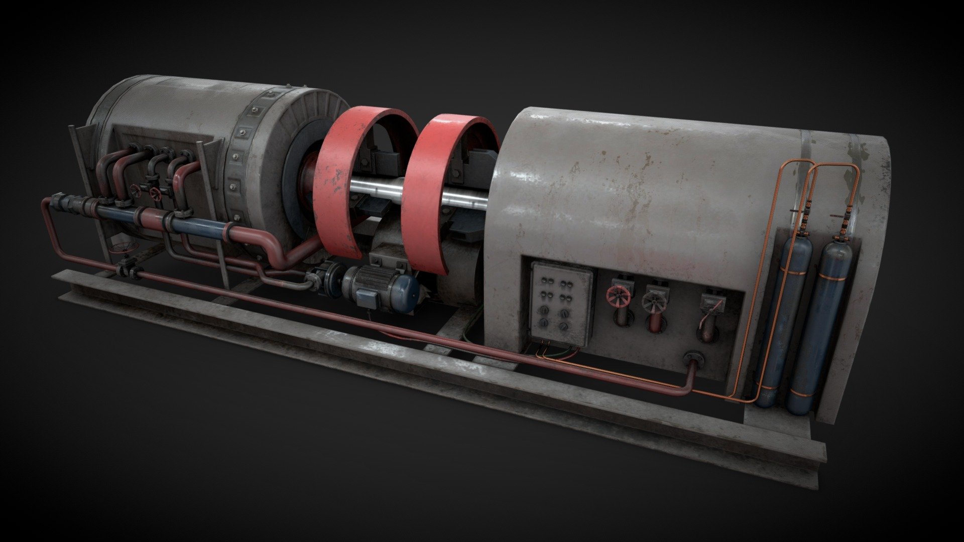 Machinery device 3d model