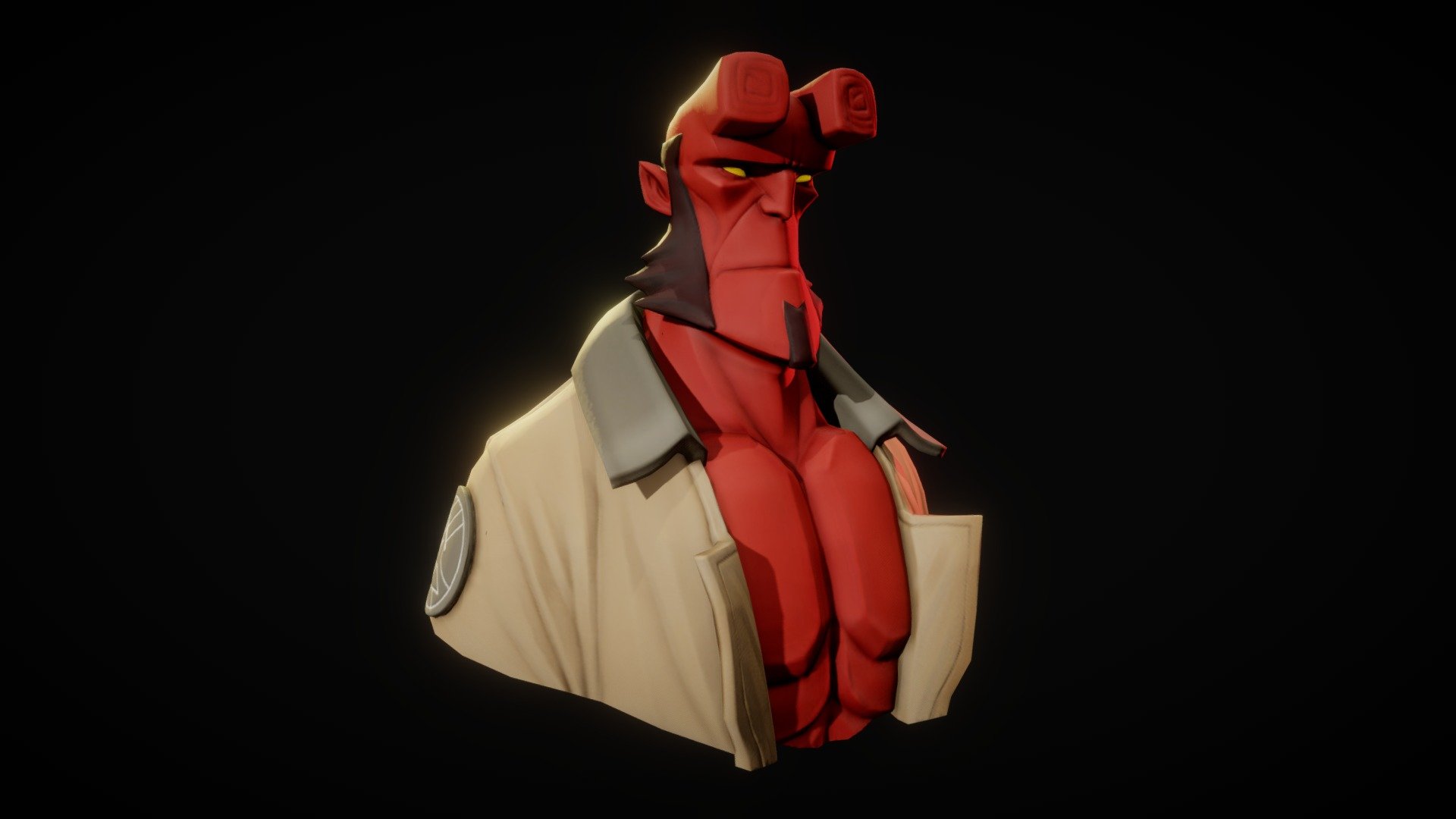 Hellboy 3d model