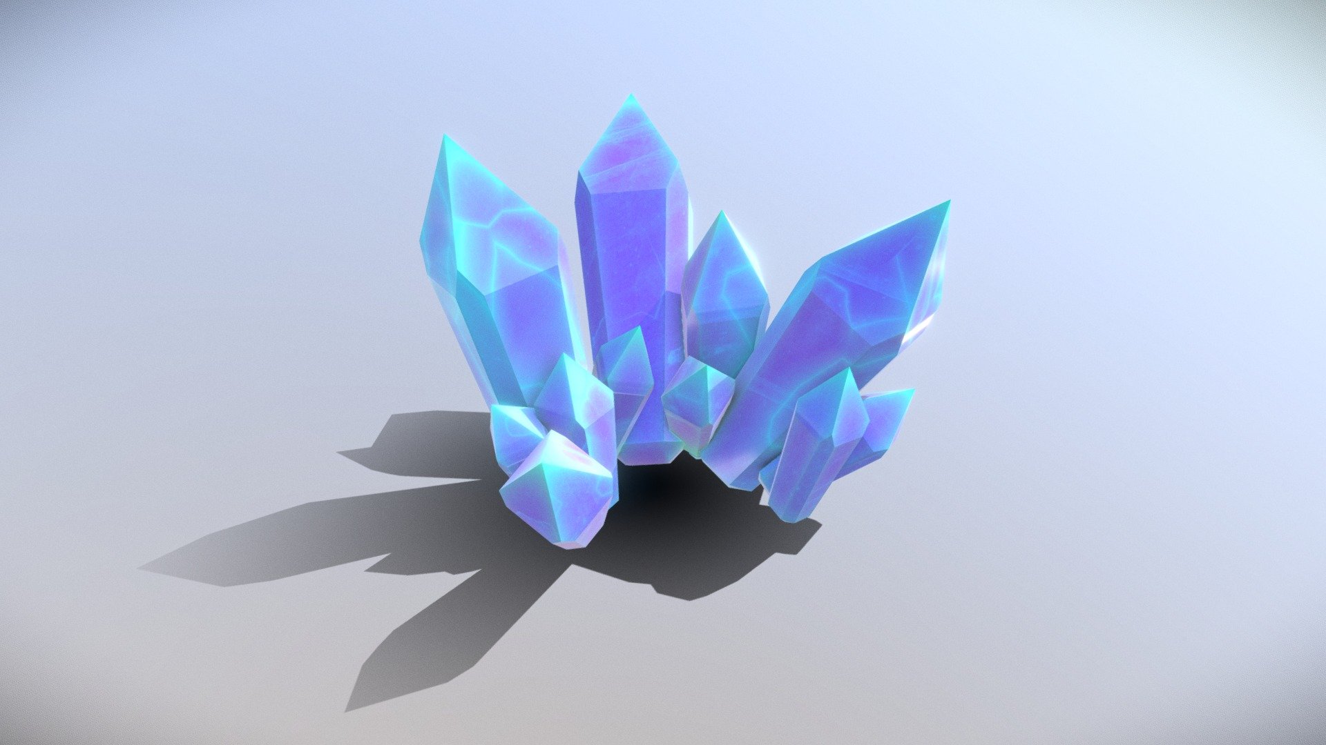 Crystal Texture Practice 3d model