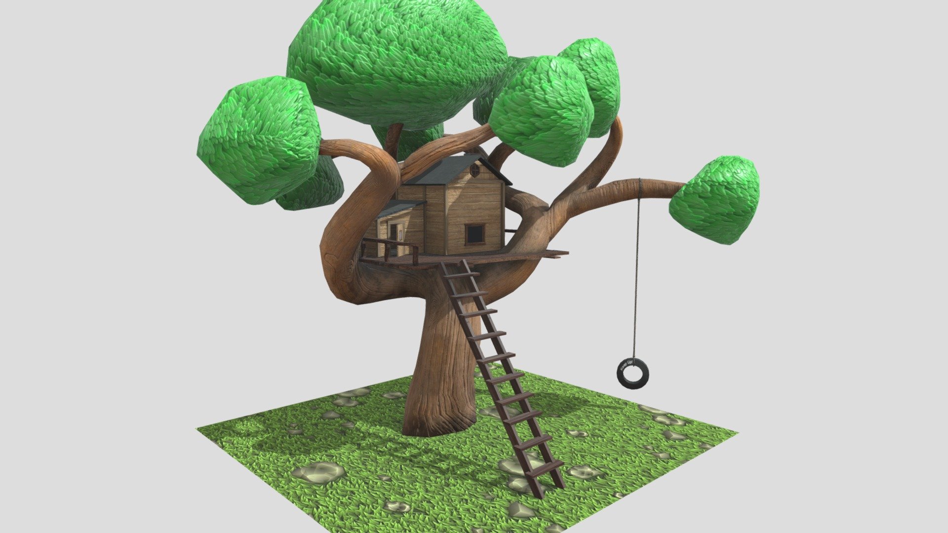 Tree House 3d model