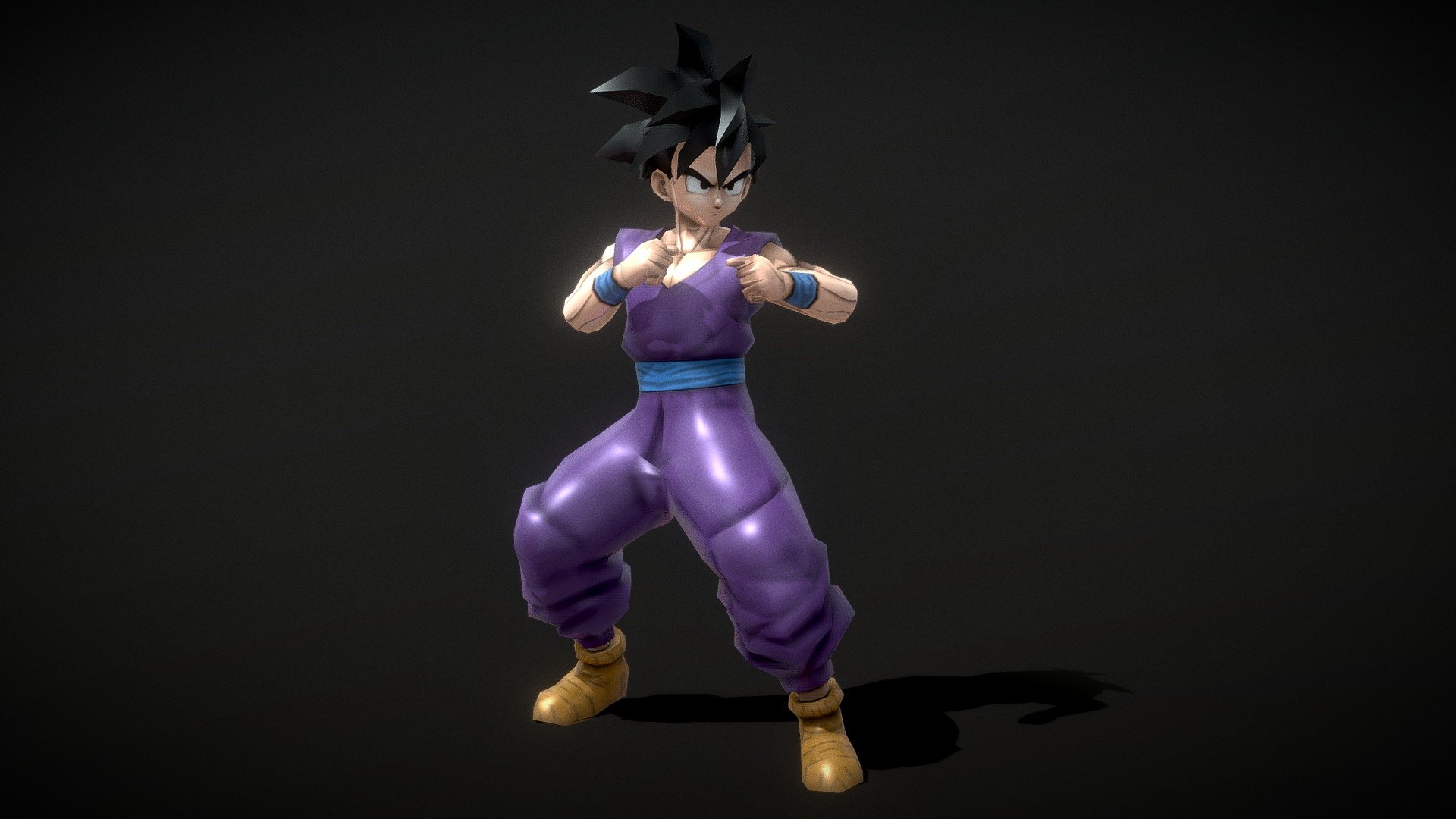 gohan 3d model