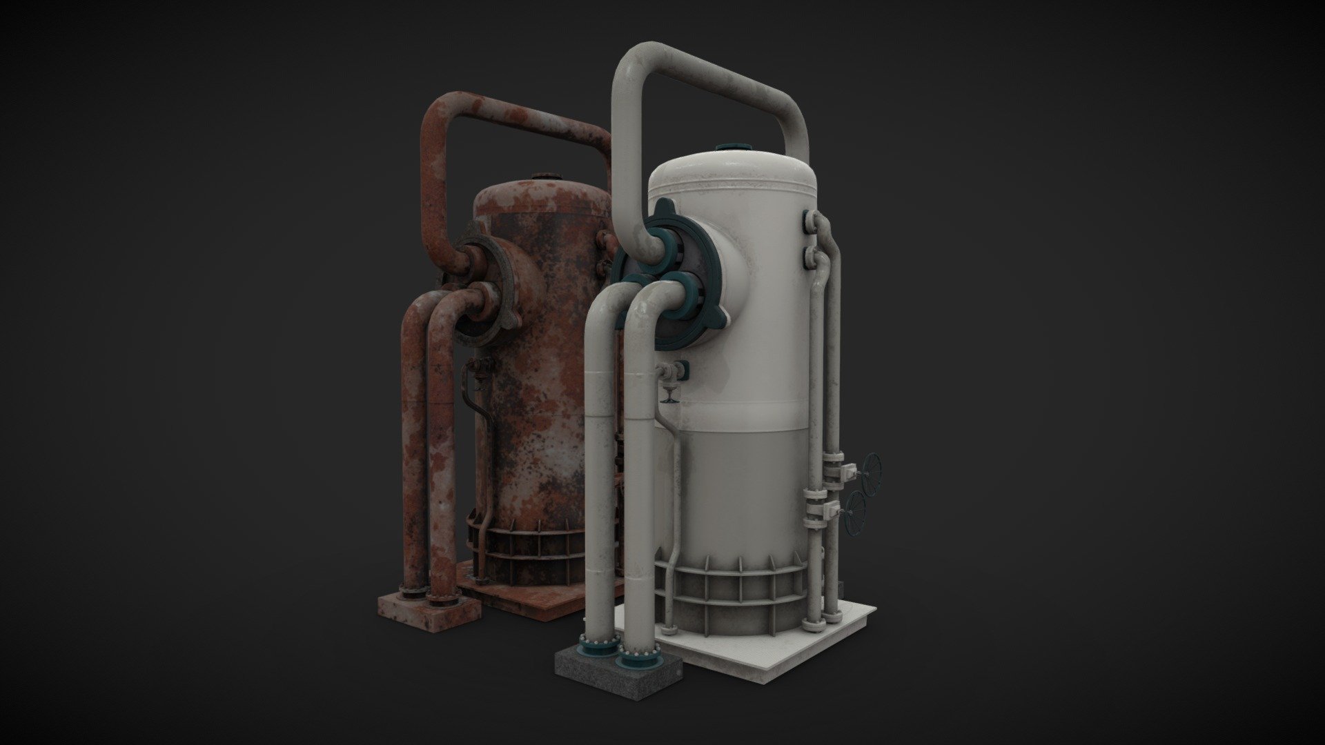 Oil-gaz separator 3d model