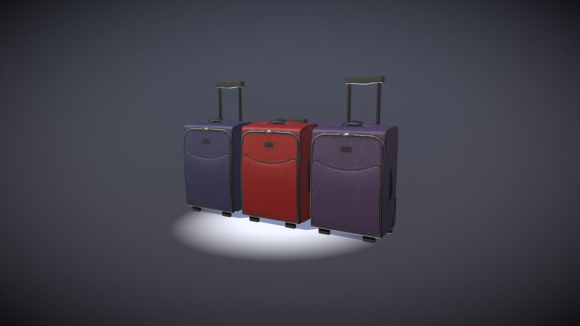 Luggage 01 3d model