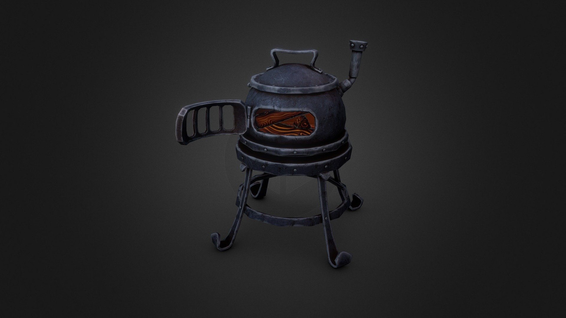 Jerome, the Stylized Furnace 3d model