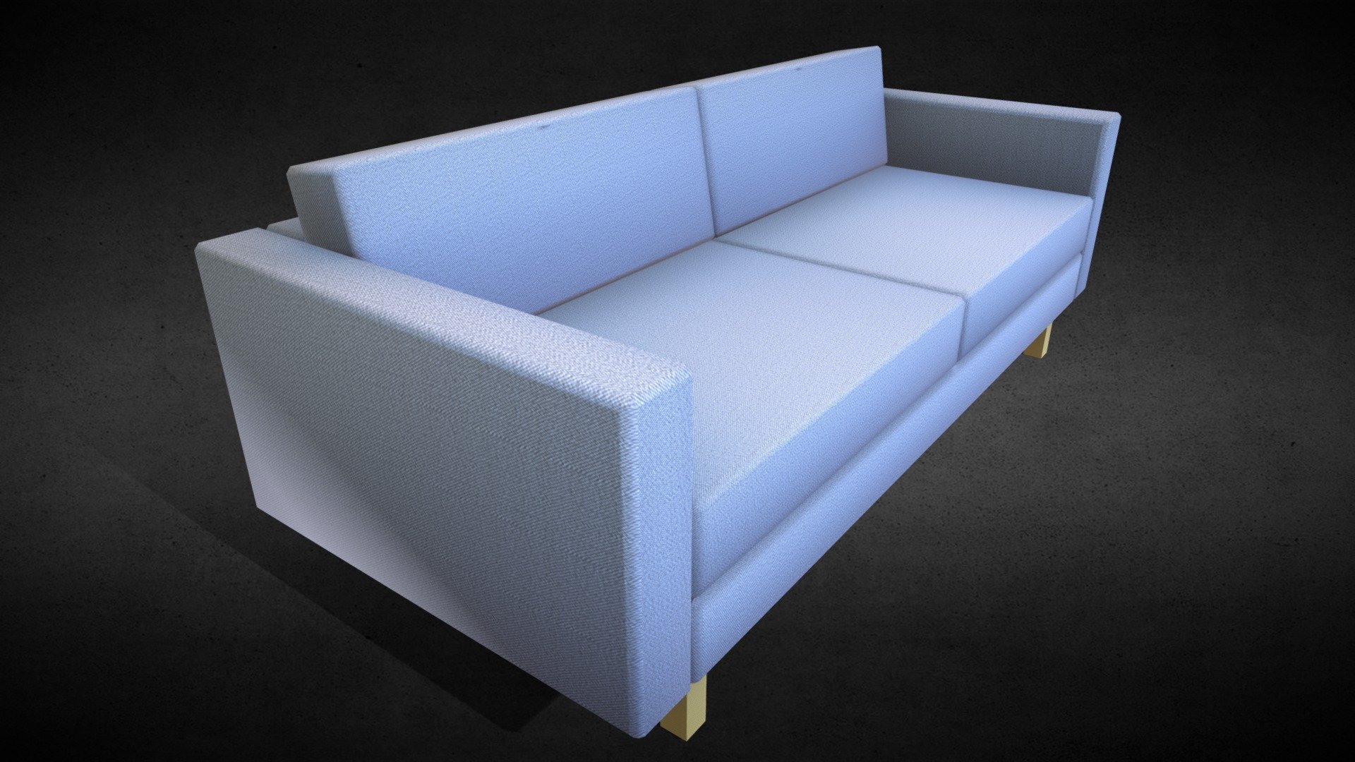 Low Poly Sofa 3d model