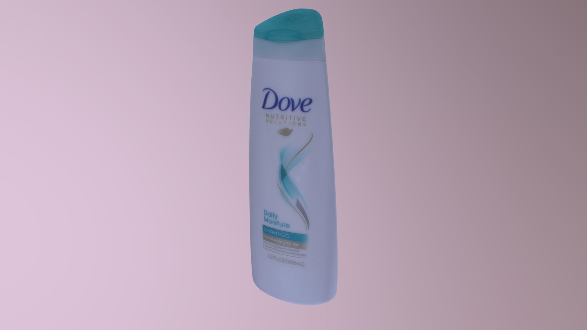 Dove shampoo 3d model