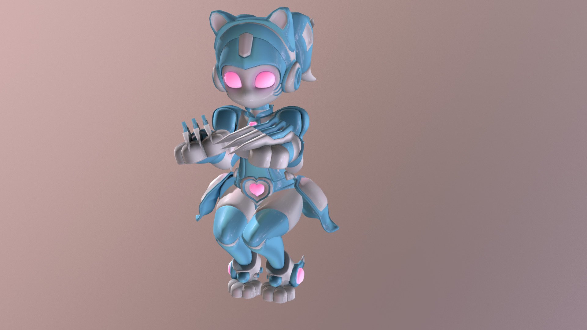 Kitten Bot 3d model