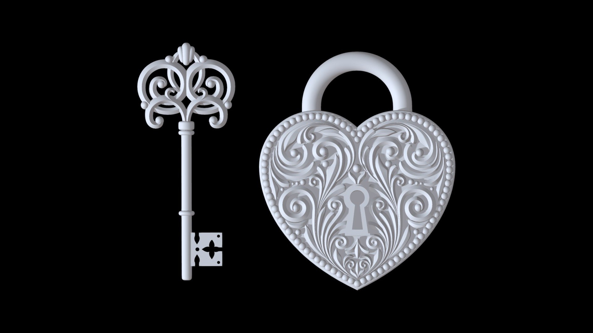 KEY LOCK 3d model