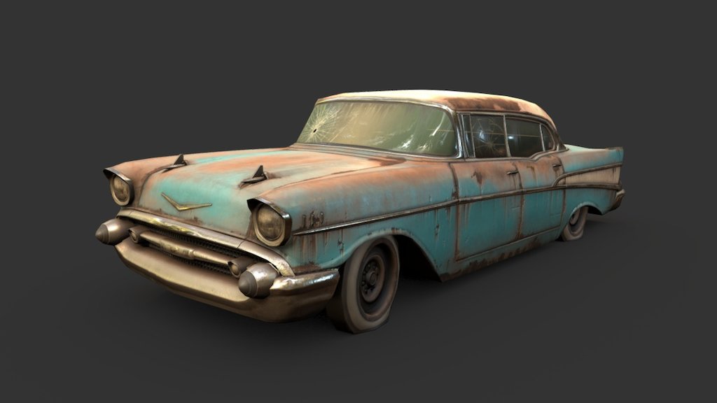 1950s Sedan 3d model