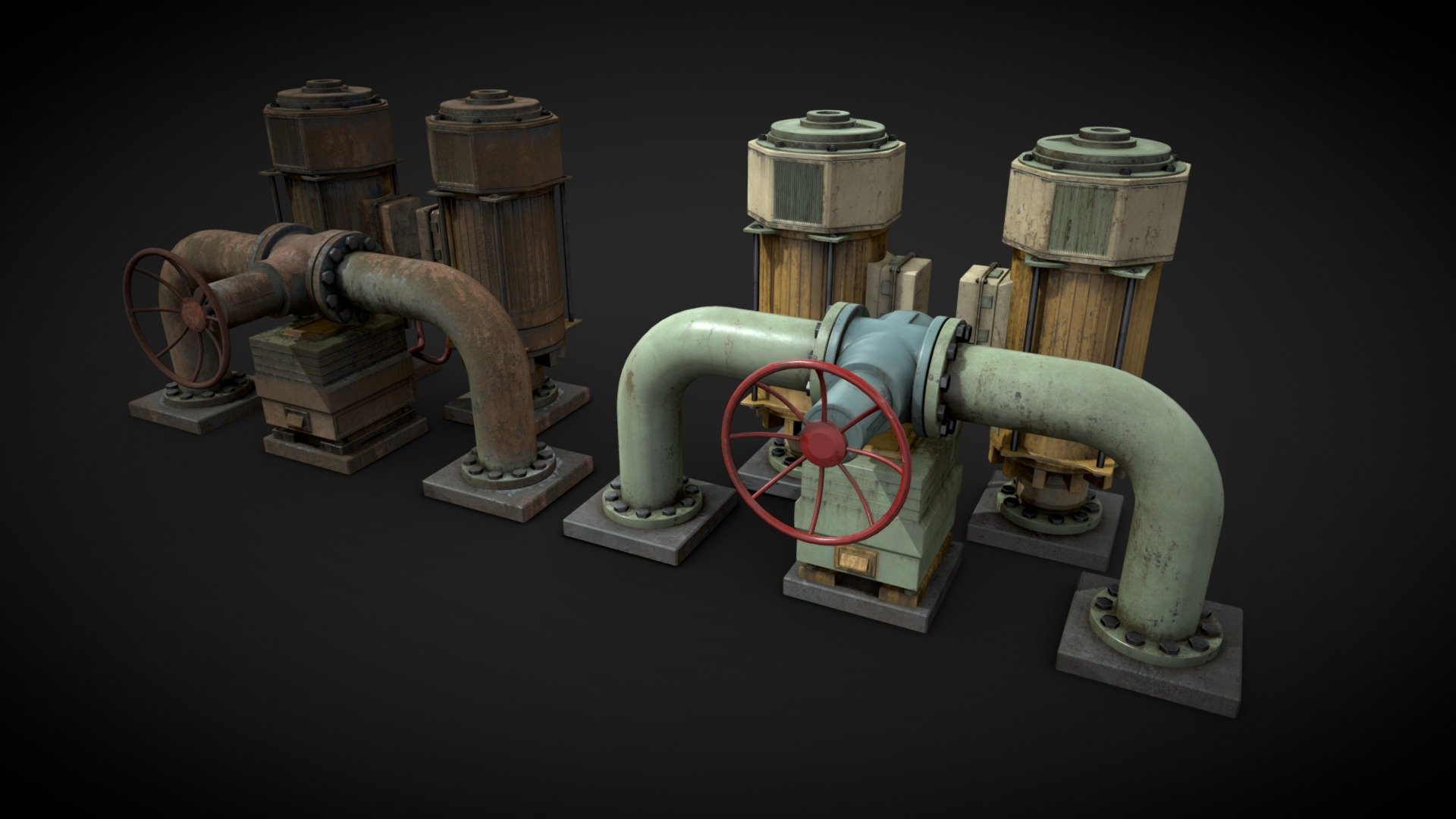 Machinery device 3d model