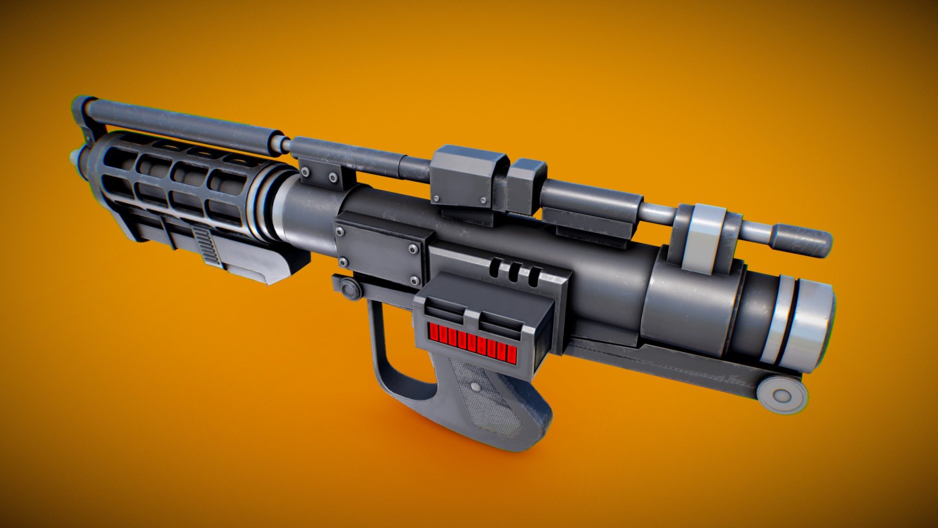 E5 Blaster Rifle 3d model