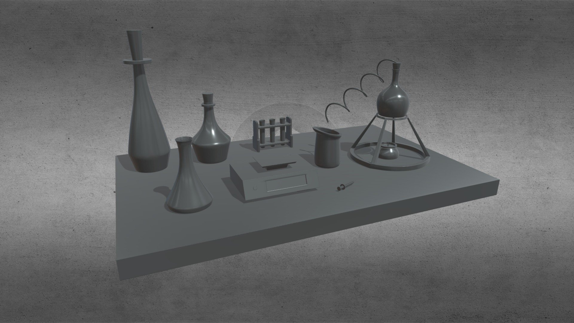 Laboratory Table 3d model