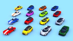 #June2023, Low Poly Cars