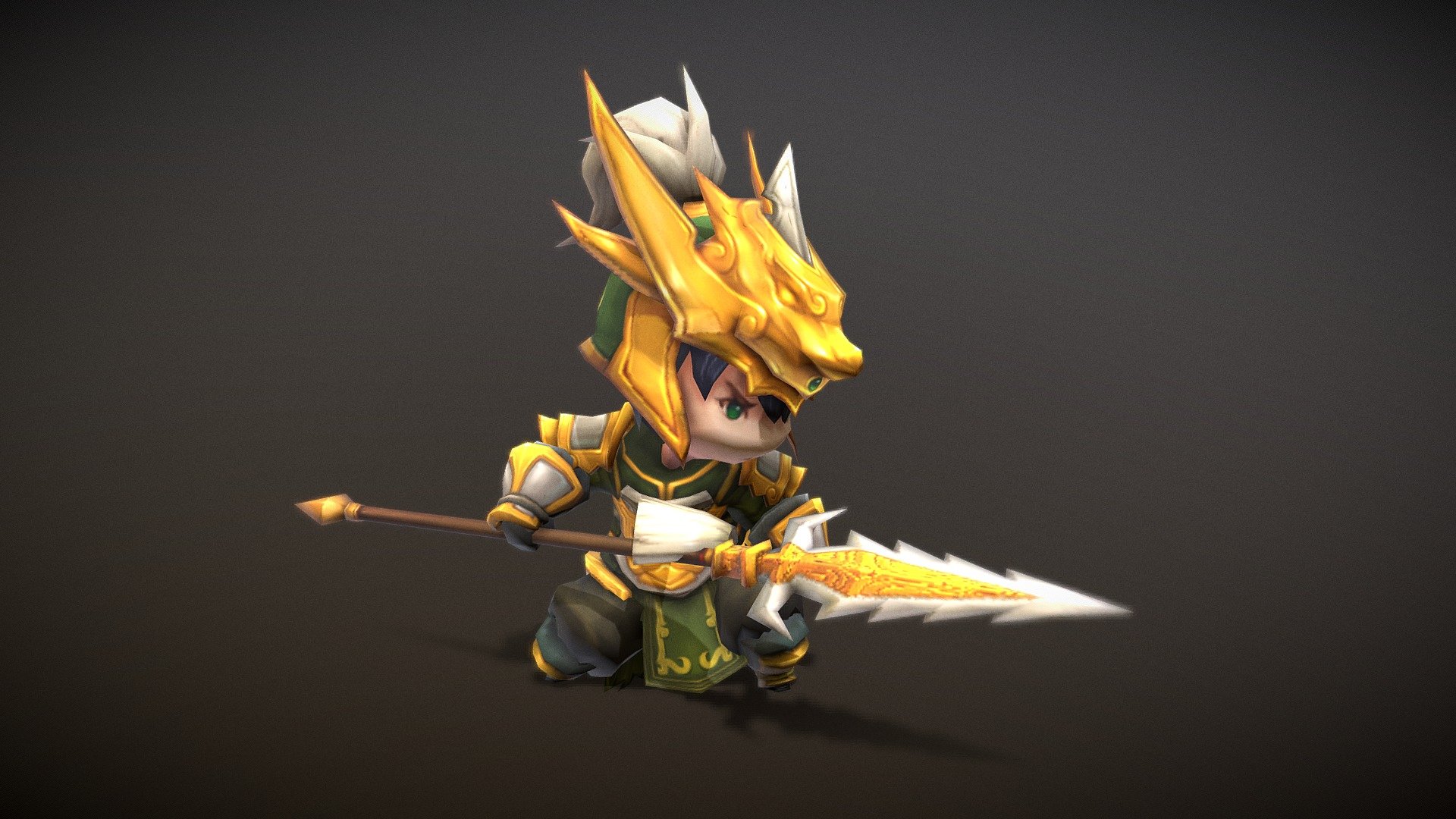 Three kingdoms 3d model