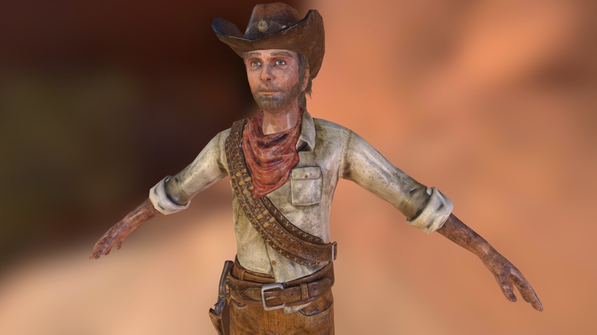 CowBoy 3d model