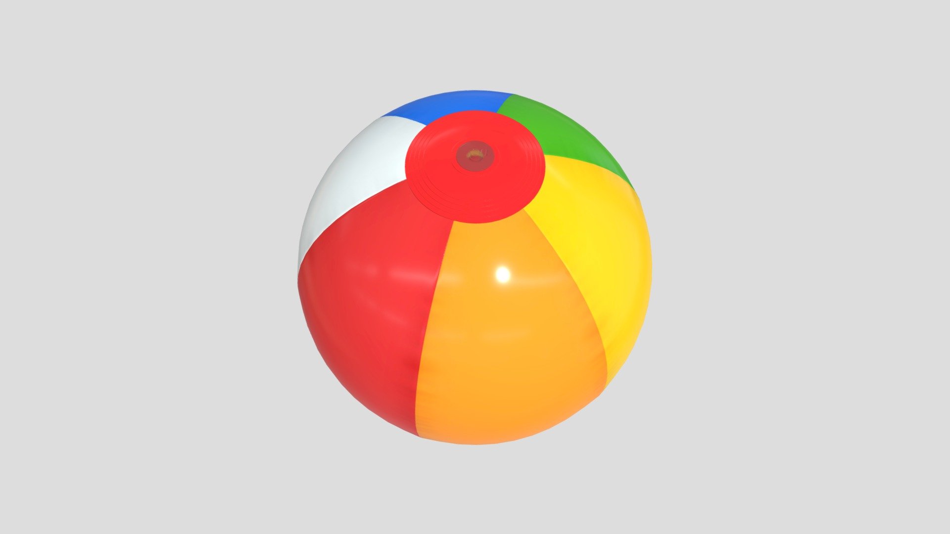 Beach Ball 3d model