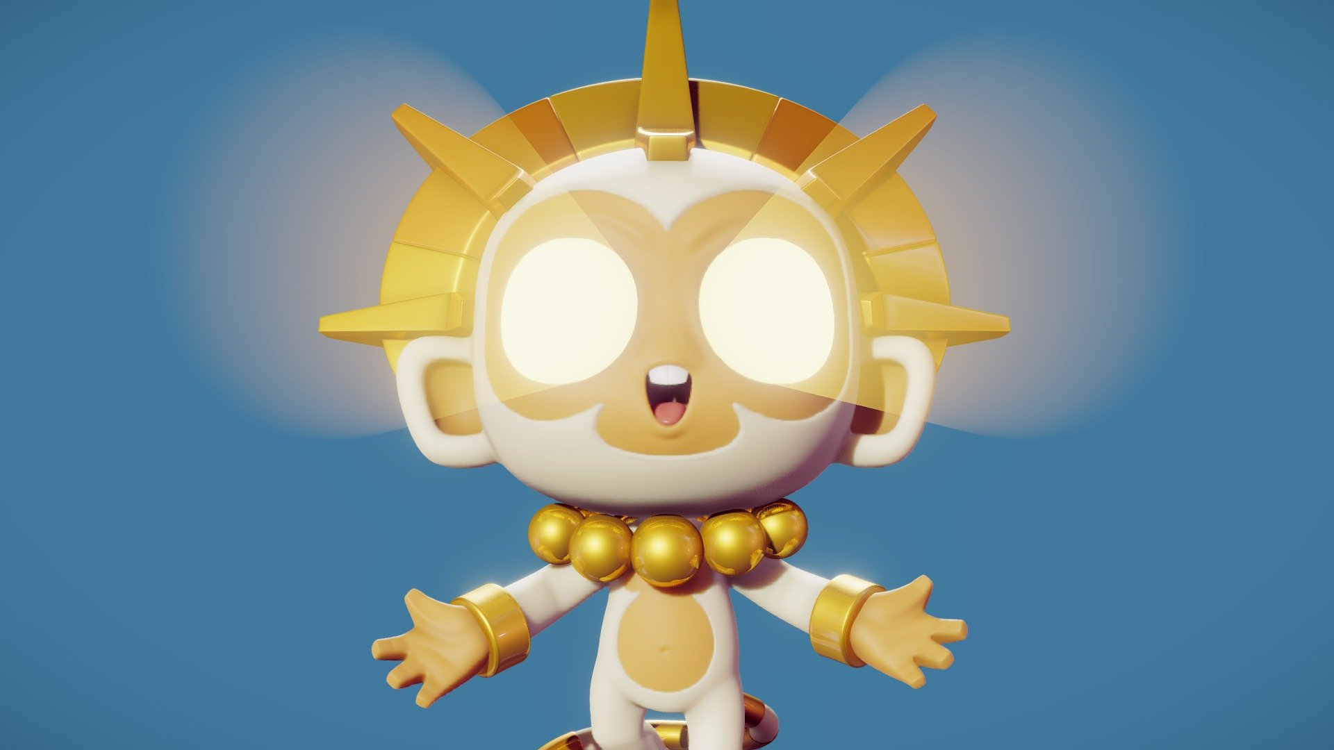 The Sun God 3d model