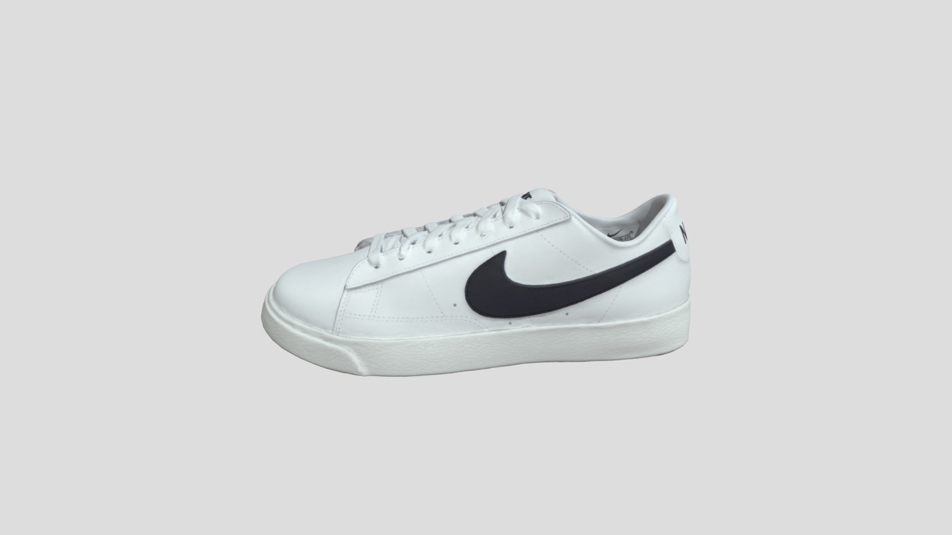 Nike Blazer Low (GS) 白色_CZ7106-101 3d model