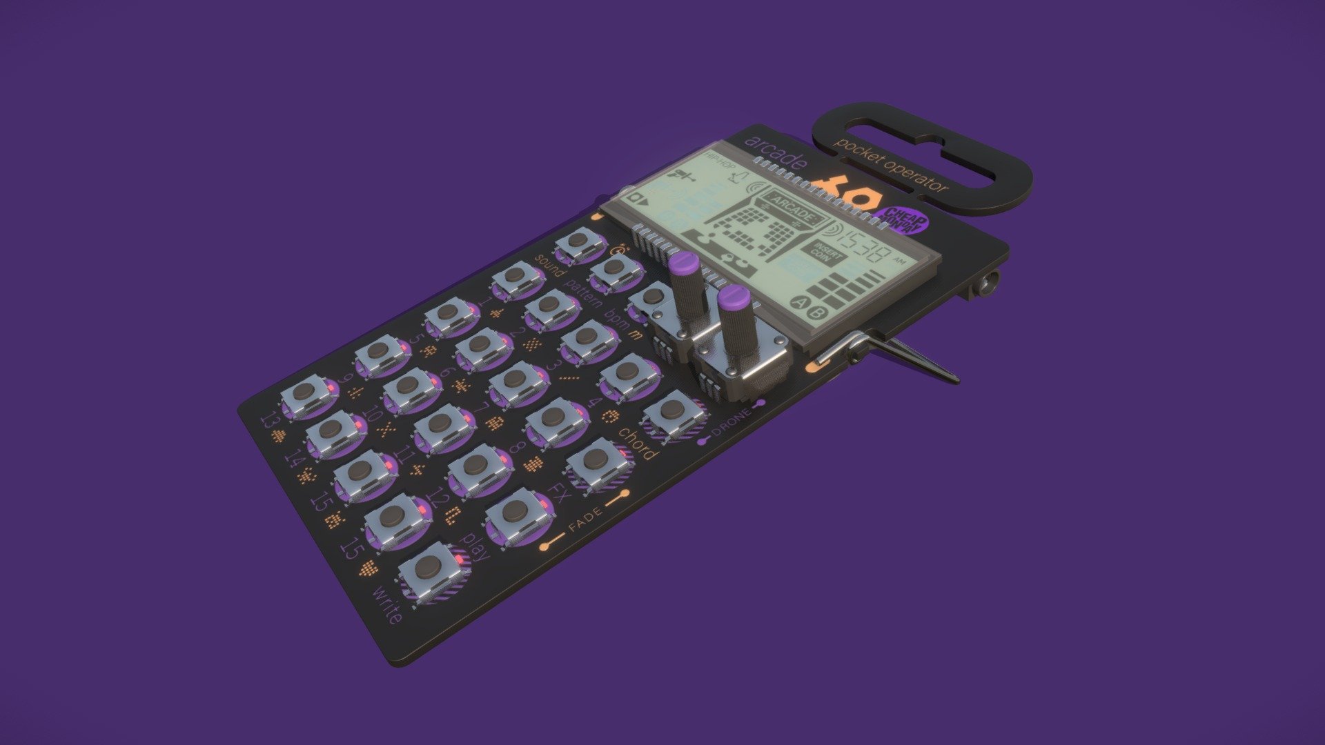 Teenage Engineering PO-20 3d model