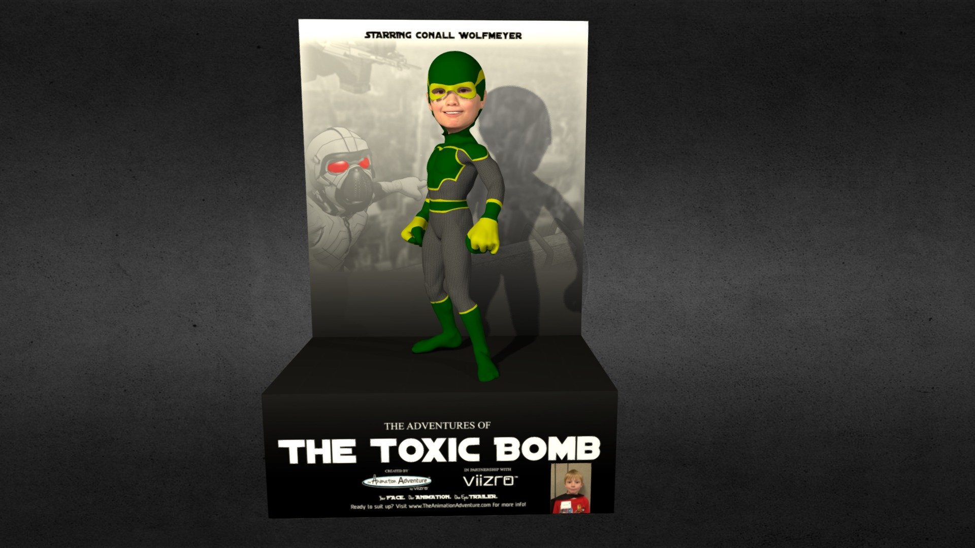 The Adventures of : The Toxic Bomb 3d model