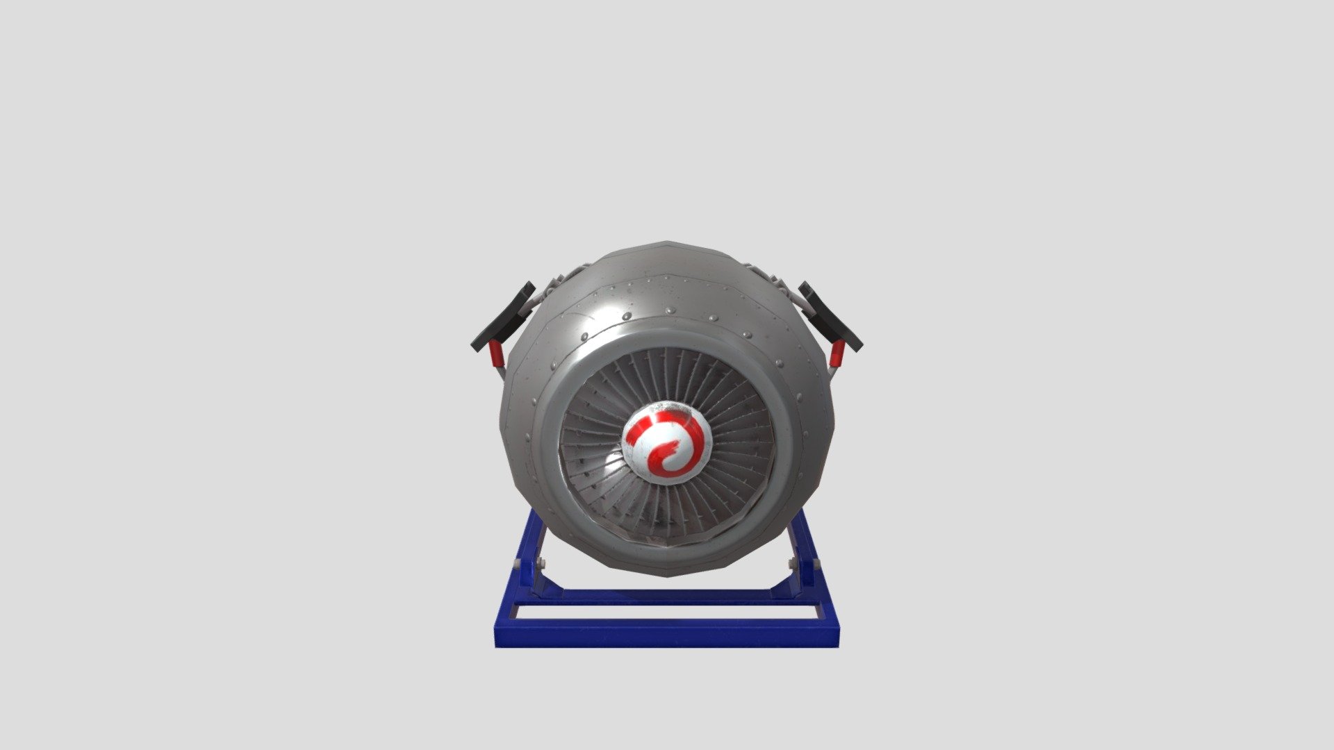 Stylised Jet Engine 3d model