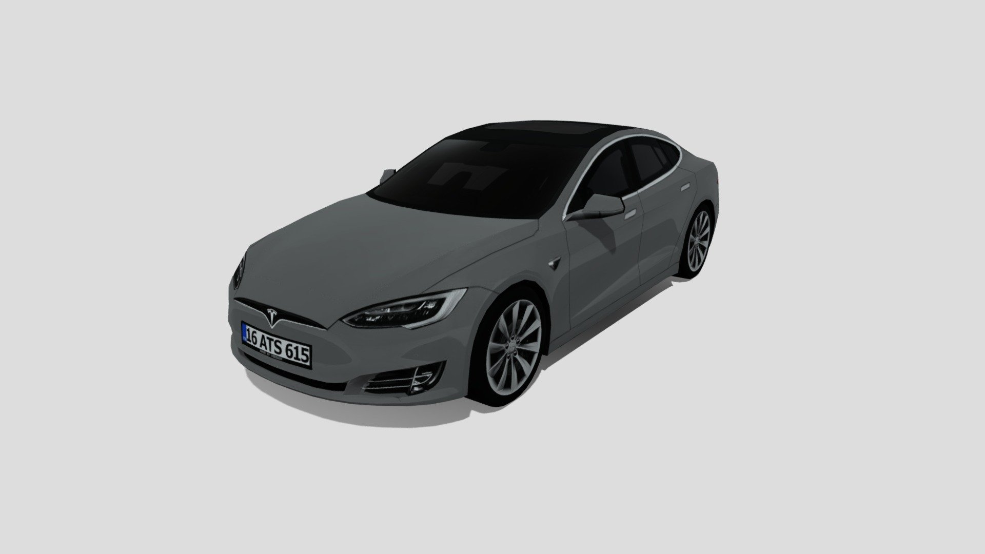 2020 Tesla Model S 3d model