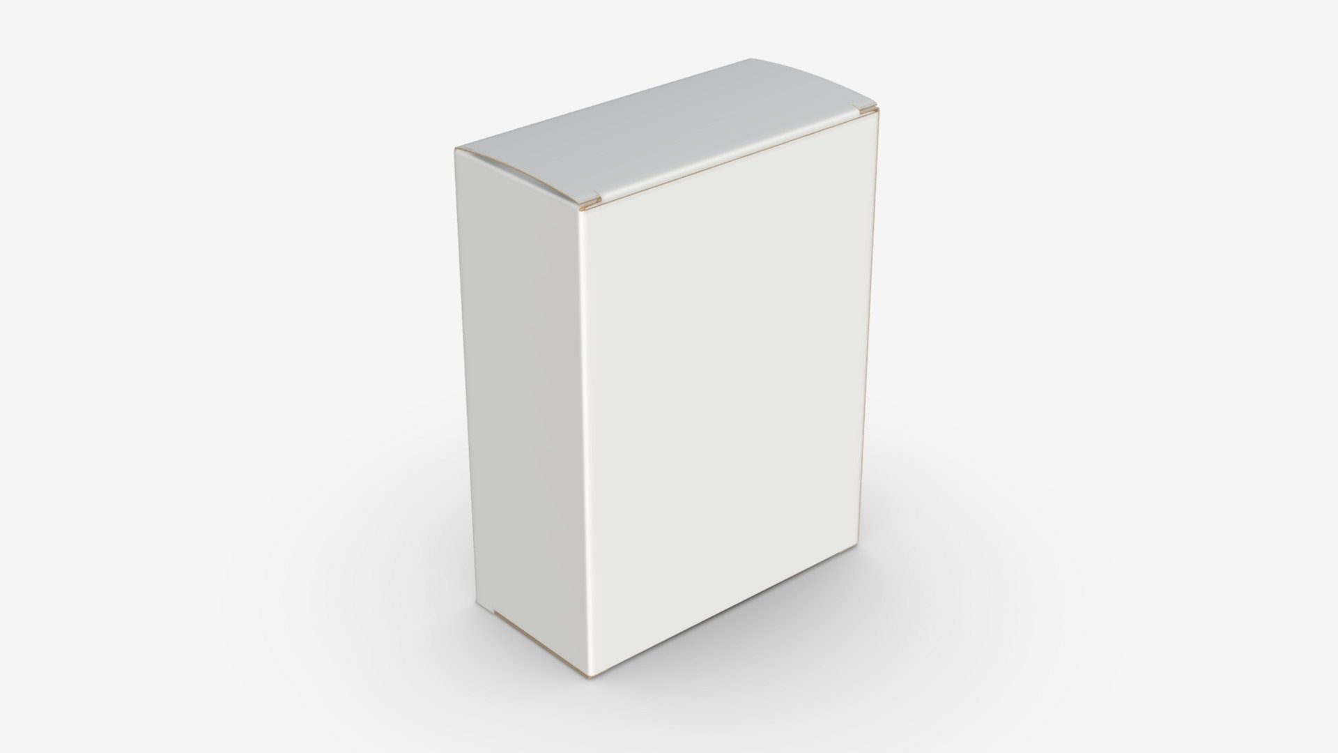 Paper box mockup 05 3d model