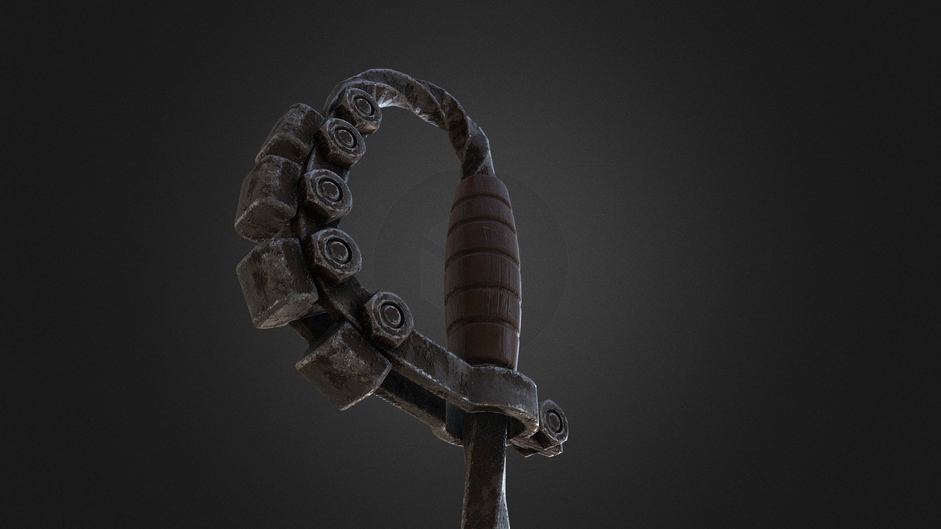 knuckle Knife 3d model