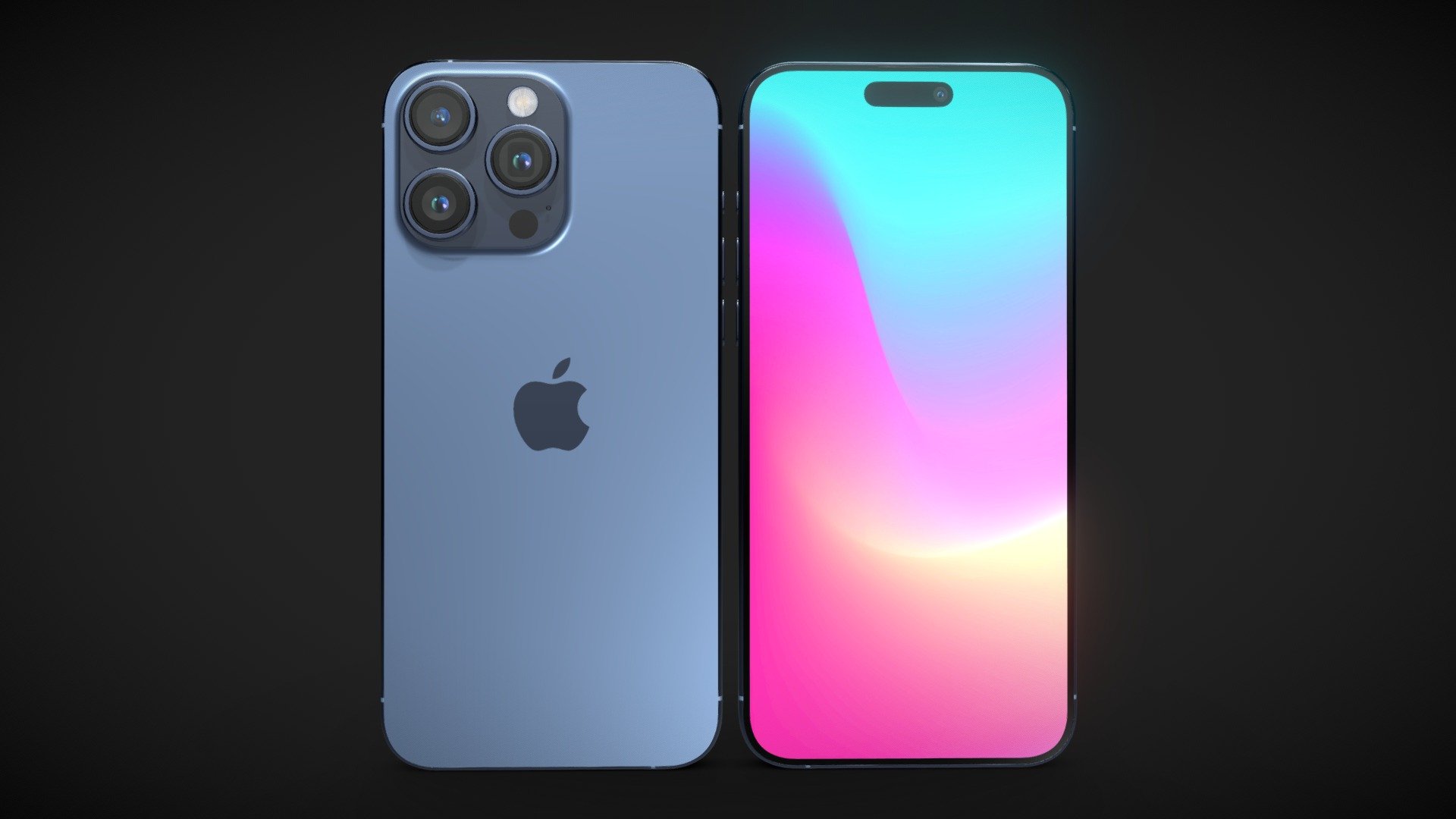 Apple iPhone 15 pro MAX v2 3d model