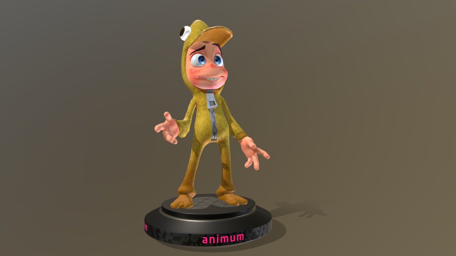 Cartoon Kid 3d model