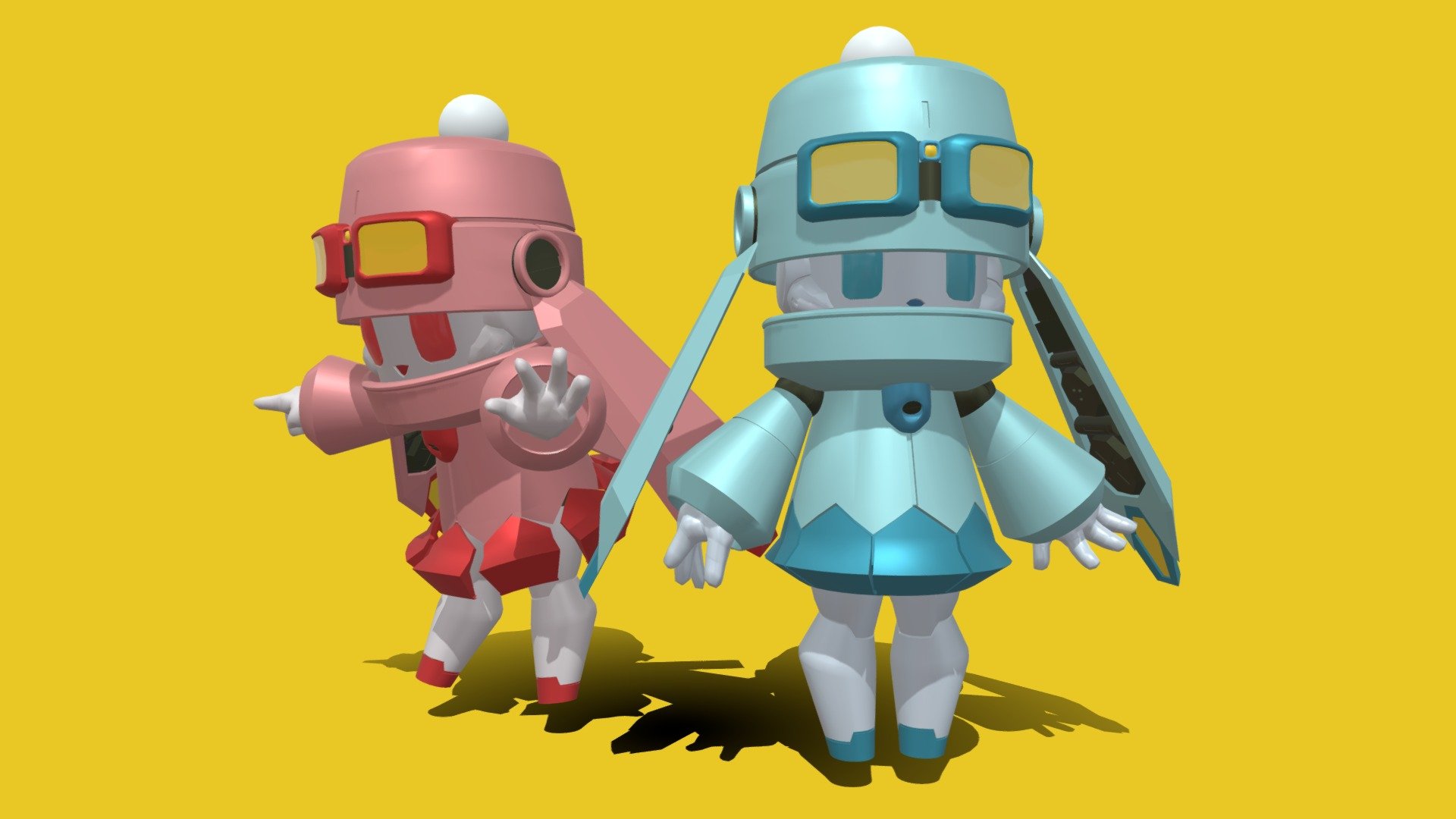 Fuyu Winter Robots 3d model