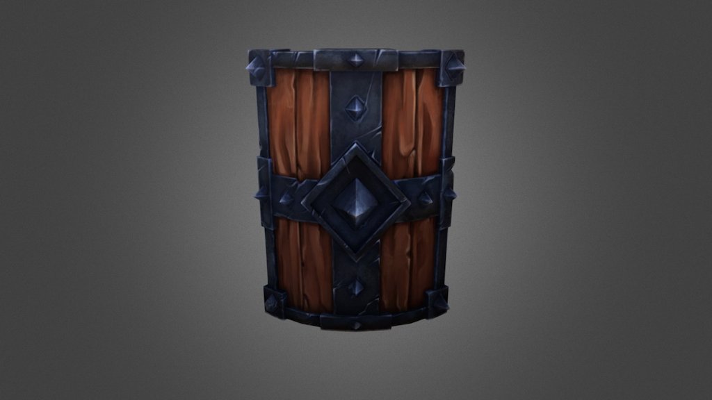 spike shield 3d model