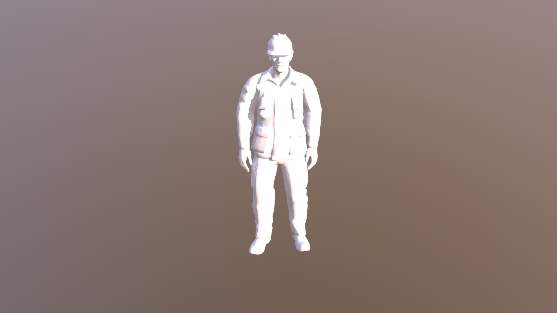 Construction Worker 3d model