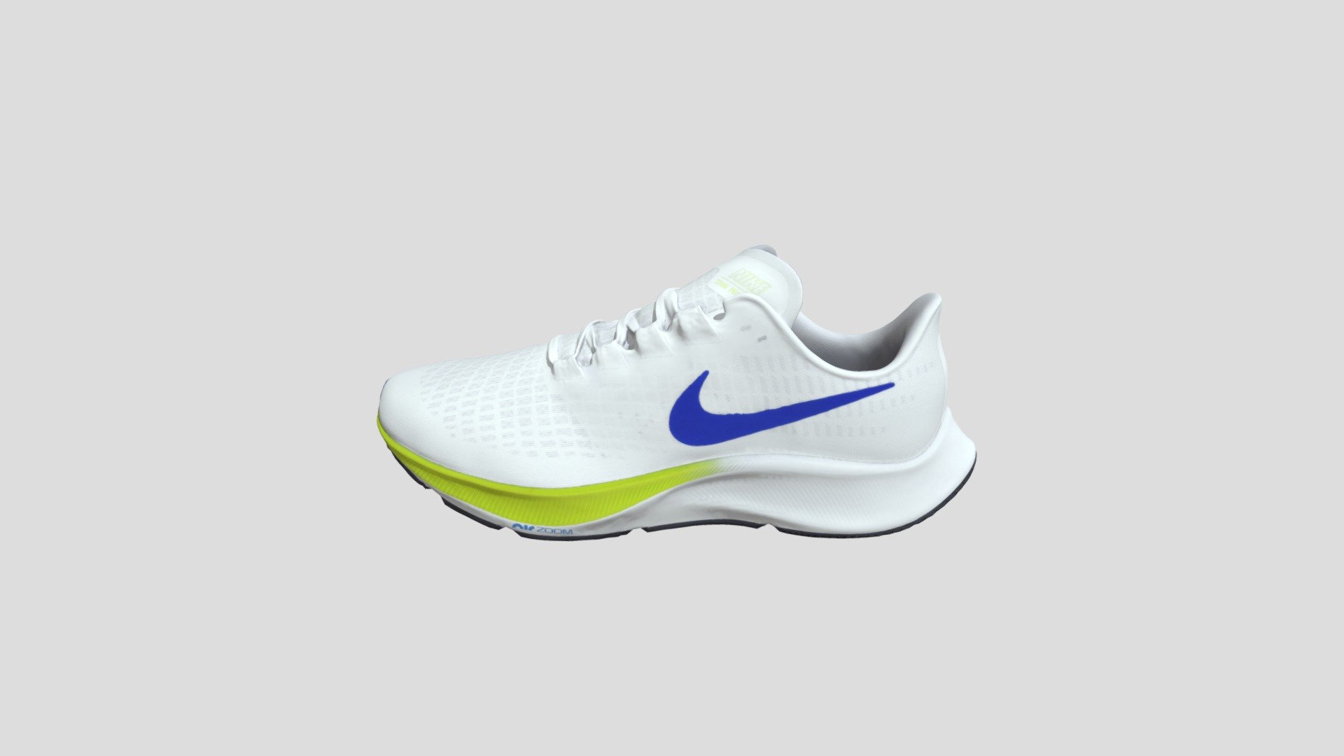 Nike Air Zoom Pegasus 37 白绿蓝_BQ9646-102 3d model