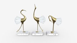 Decorative Crane Figurines